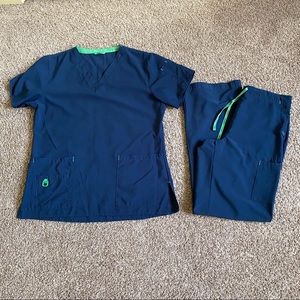 Navy Carhartt Scrub Set